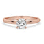 Cushion Cut Ring With Solitaire Style