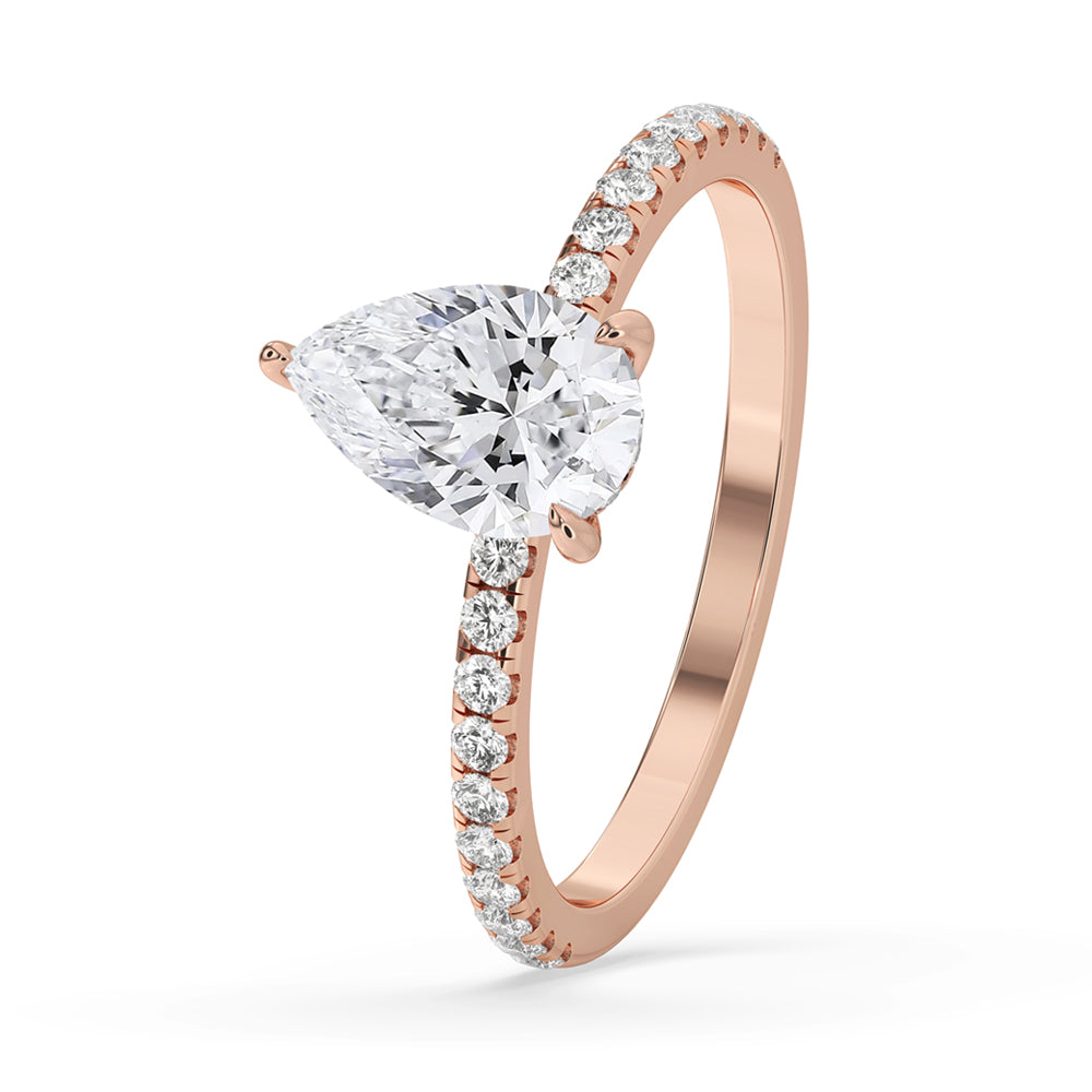 Pear Shape Engagement Ring Secondary image
