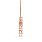 Round Cut Classic Cross Pendant in Prong Setting