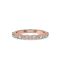 Half Eternity Diamond Band With Round Cut
