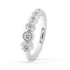 Bezel Set Diamond Band - Round Diamond