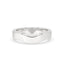 Simple Womens Wedding Band In Curvy Style