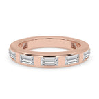 Baguette Wedding Band - Full Eternity