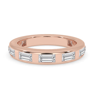 Baguette Wedding Band - Full Eternity