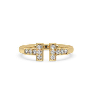 Round Cut Yellow Gold Diamond Wedding Band