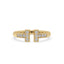 Round Cut Yellow Gold Diamond Wedding Band