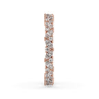 Round And Marquise Wedding Band