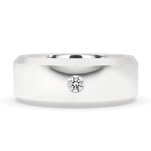 Round Diamond Engagement Ring – Gold Solitaire Main image