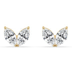 Marquise Earrings - Yellow Gold