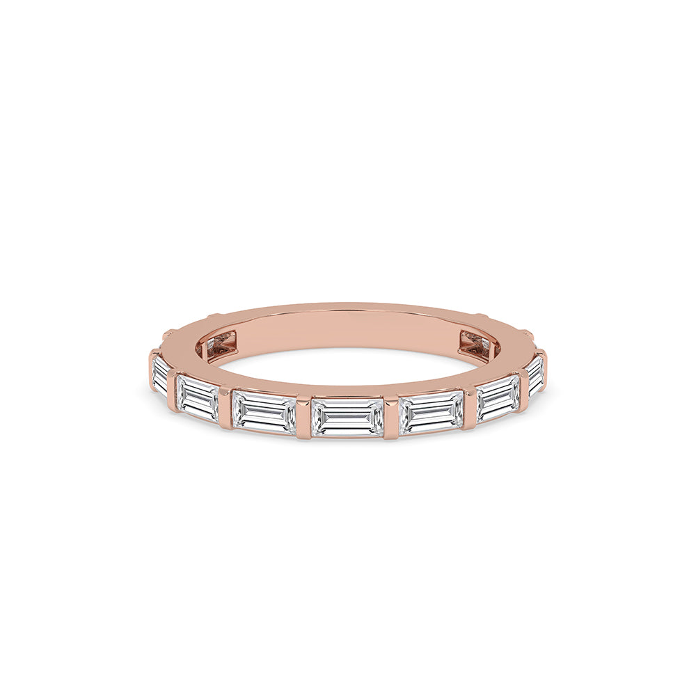 Baguette Diamond Band – Half Eternity