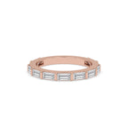 Baguette Diamond Band – Half Eternity
