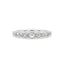 Half Eternity Wedding Band In White Gold