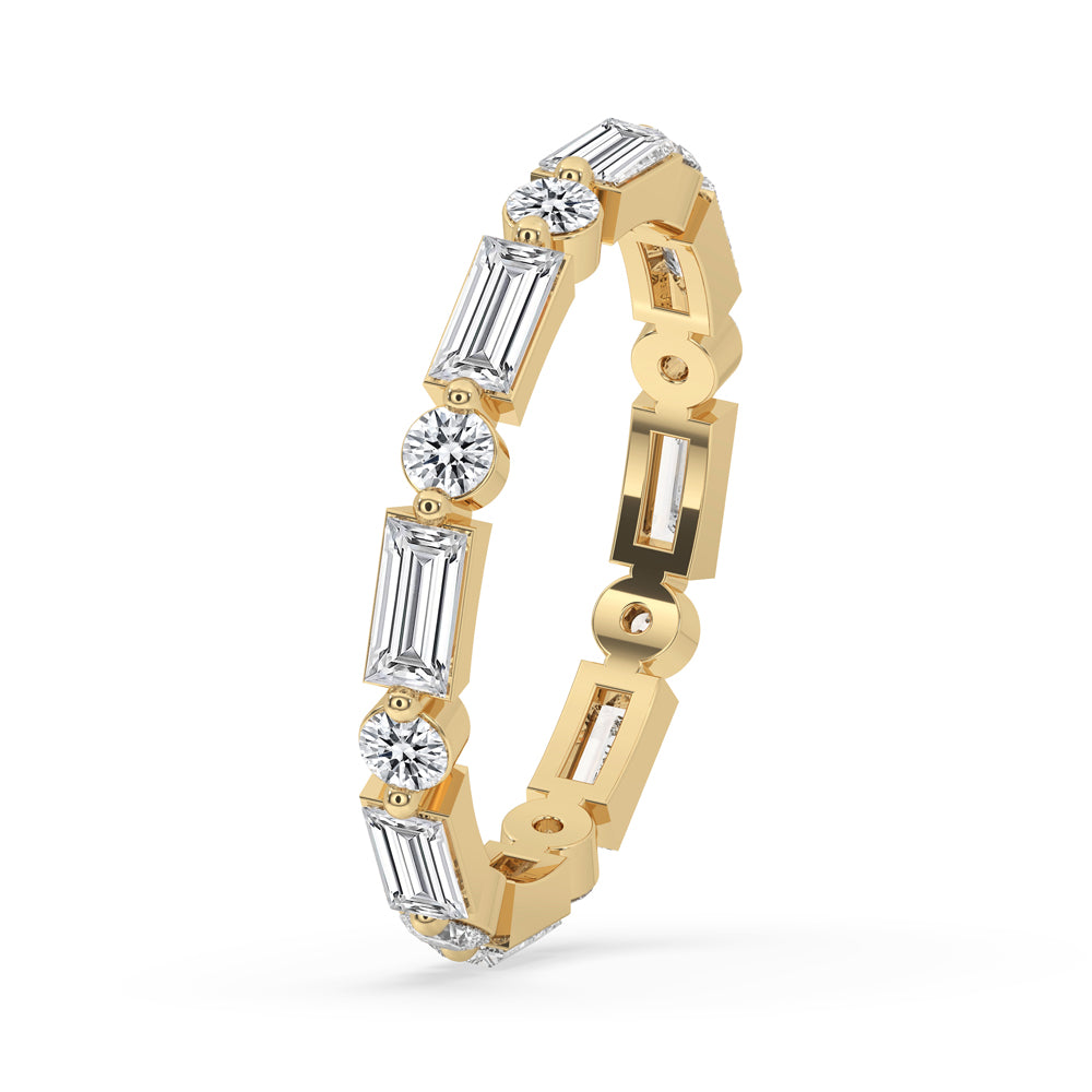 Baguette Wedding Band Secondary image