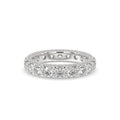 Round Diamond White Gold Eternity Band