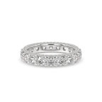 Round Diamond White Gold Eternity Band