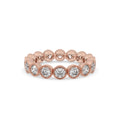 Bezel Wedding Band - Full Eternity Style