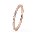 Round Diamond Wedding Band