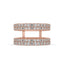 Rose Gold Round Diamond Enhancer Wedding Band