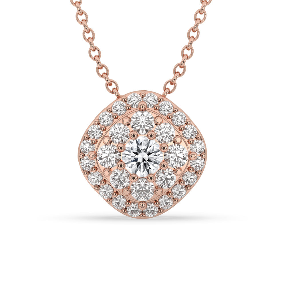 Rose Gold Pendant - Round Shape Main image
