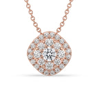 Rose Gold Pendant - Round Shape