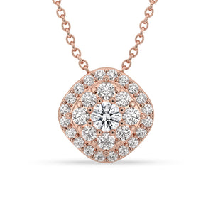 Rose Gold Pendant - Round Shape