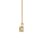 Solitaire Diamond Pendant With Octagon Cut