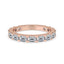 Emerald Cut Eternity Band - Rose Gold