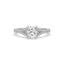Cushion Cut Diamond Ring With Split Pave Style