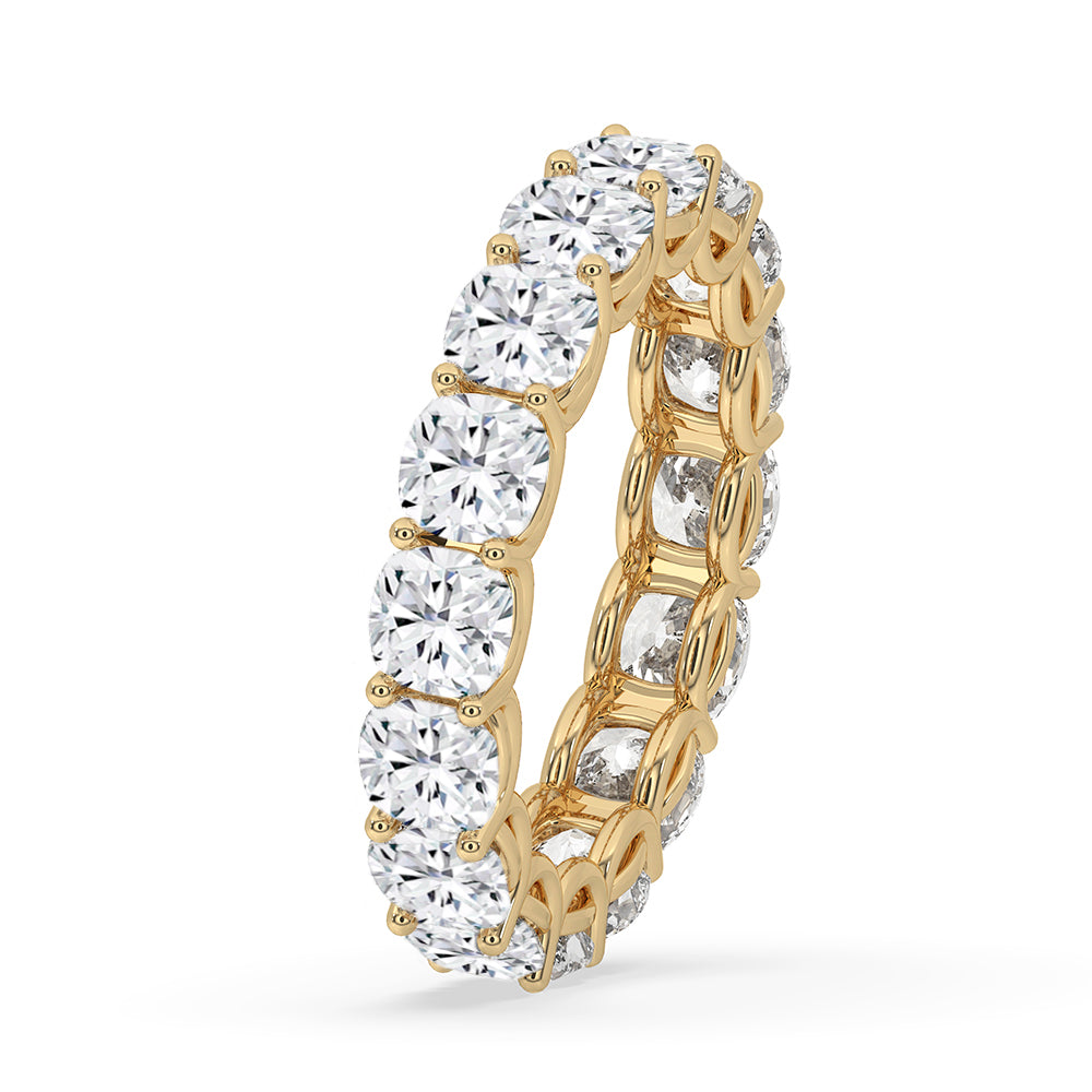 Full Eternity Cushion Cut Diamond Band
