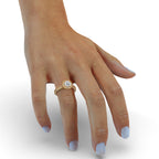 Halo Diamond Engagement Ring With Pave Style