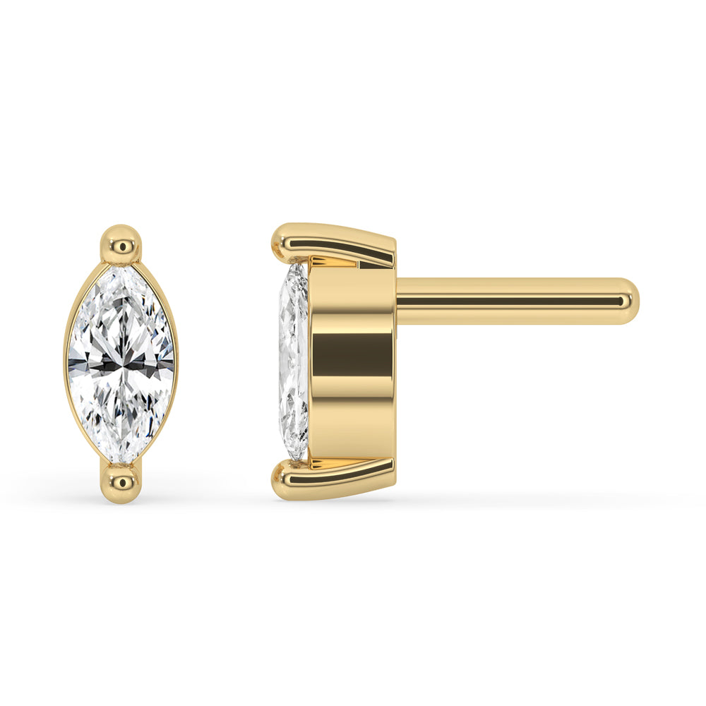 Marquise Diamond Earrings Secondary image