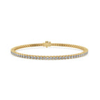 Yellow Gold Tennis Bracelet