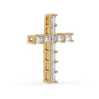 Yellow Gold Diamond Cross Pendant for Every Occasion