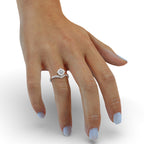Chevron Engagement Ring