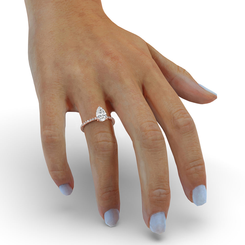Pear Shape Engagement Ring