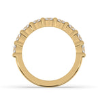 Half Eternity Round Cut Wedding Band