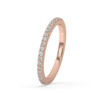 Half Eternity Wedding Band – Round Diamond