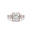 5 Stone Diamond Ring With Radiant Center Stone