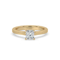 Infinity Bridge Princess Cut Solitaire Ring
