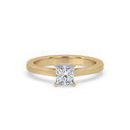 Infinity Bridge Princess Cut Solitaire Ring