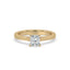 Infinity Bridge Princess Cut Solitaire Ring