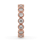 Bezel Wedding Band - Full Eternity Style