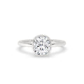 Cushion Cut Bezel Set Diamond Ring