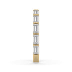 Baguette Diamond Band – Half Eternity Style