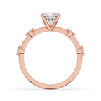 Round Cut Lab Grown Diamond Ring