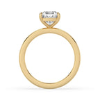 Cushion Cut Engagement Ring with Classic Solitaire Setting