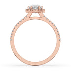 Pear Shaped Diamond Ring with Secure Claw Prong