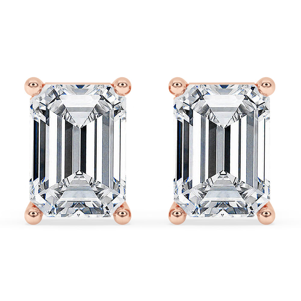 Emerald Cut Earrings