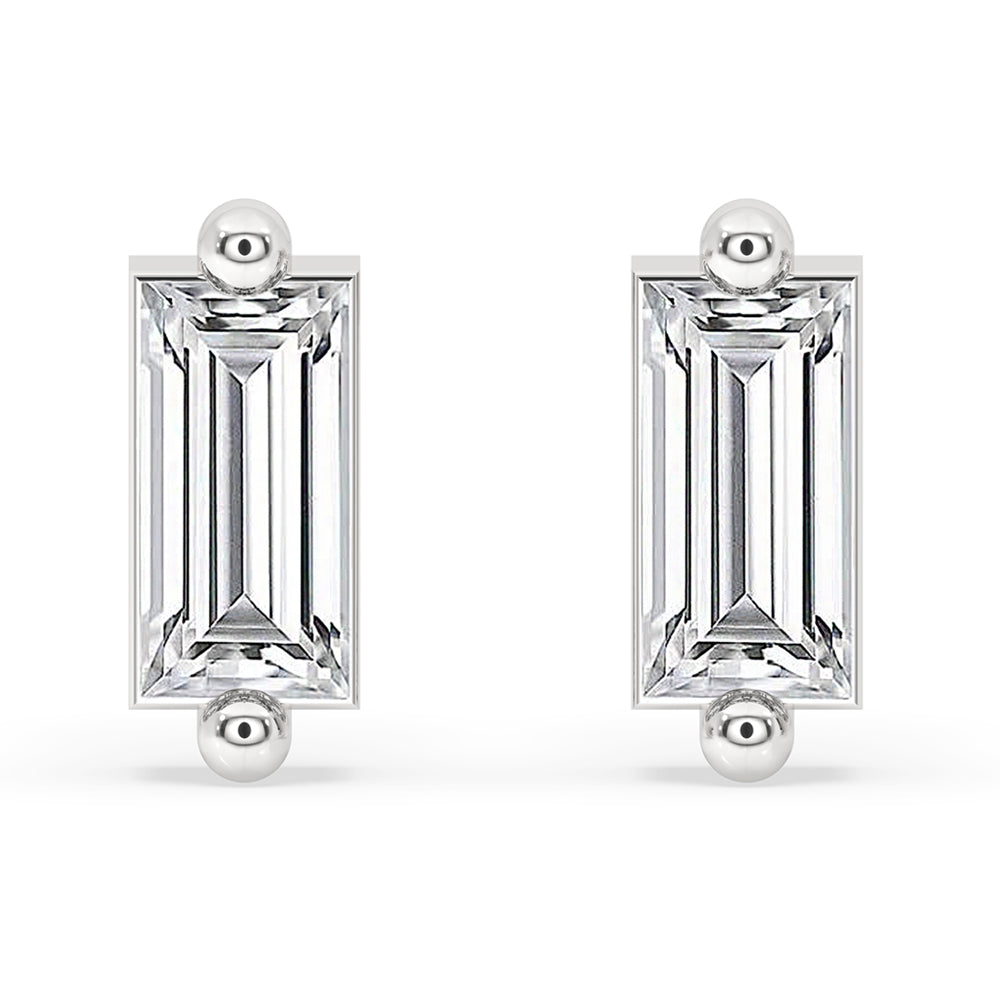 Baguette Diamond Earrings Main image