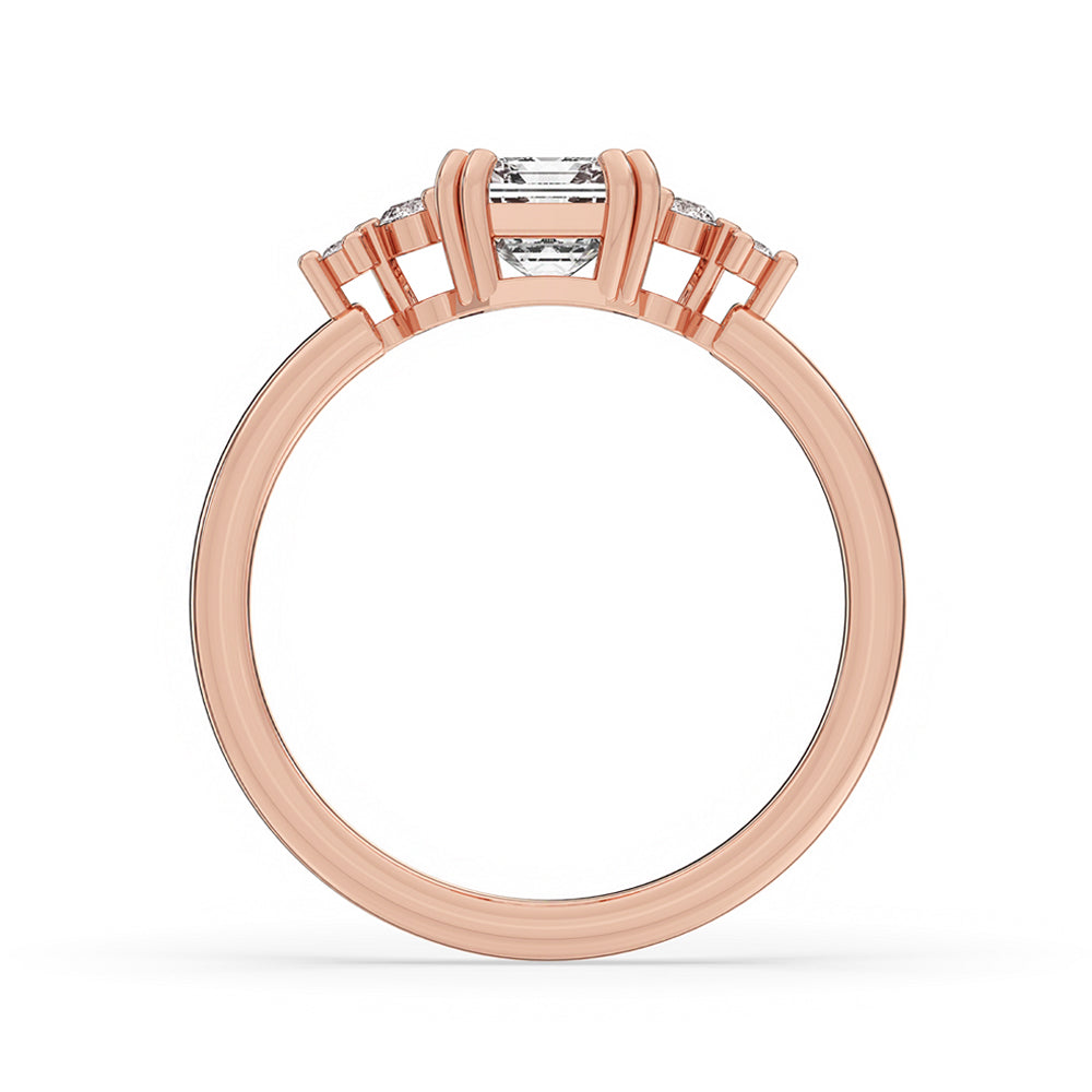3 Carat Emerald Cut Diamond Ring